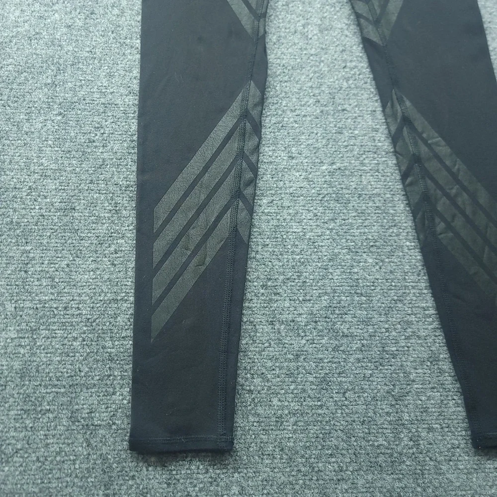 Alo Yoga High Waist vee pattern Leggings Black XS RN87570 Performance Tights